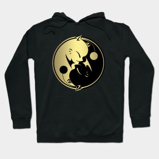 Moogle Gold Yin Yang Hoodie